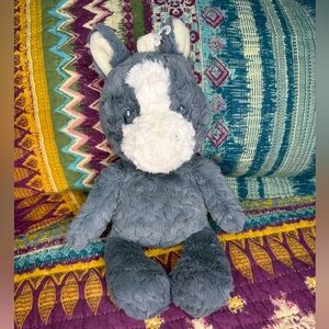 Ebba 13” Gray and White Payton Pony Collection Stuffed Animal